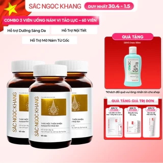 Combo 3 Hộp Viên Uống Sắc Ngọc Khang Vi Tảo Lục