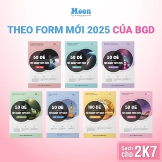 Sách Bộ đề minh họa ôn luyện thi THPTQG 2025 các môn Toán, Lý, Hóa, Sinh, Anh, Văn, Sử, Địa| SACH ID