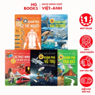 Sách Bách Khoa Tri Thức cho trẻ em bản song ngữ, Sách thiếu nhi khám phá thế giới và học Tiếng Anh