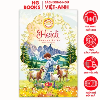 Sách Song Ngữ Kinh Điển Heidi Có Note Từ Vựng Tặng Kèm File Nghe Truyện Thiếu Nhi Giáo Dục