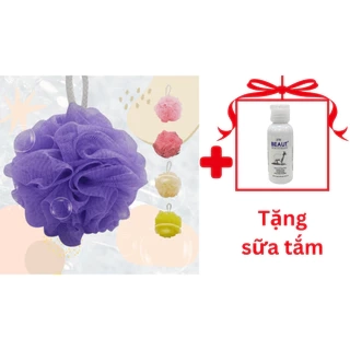 Bông Tắm Bao Mềm Mại Nâng Niu Làn Da Tạo Bọt Vô Đối Krios Cao Cấp - Giao màu ngẫu nhiên