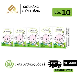 Khăn giấy ăn bỏ túi PREMIER Vinatissue họa tiết gấu 10 tờ