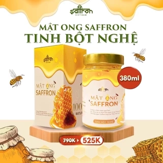 Mật ong saffron tinh bột nghệ hũ 380ml