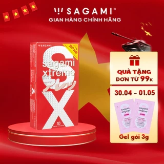 Bao cao su Sagami Feel Long bcs gai nhỏ hộp 10 chiếc