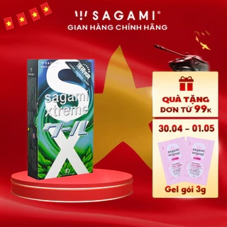 Bao cao su Sagami Spearmint - kéo dài thời gian - hương bạc hà - 01 Hộp