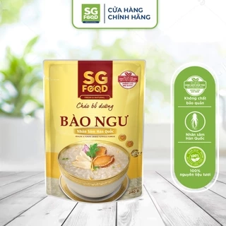 Cháo bổ dưỡng Bào ngư Nhân sâm Hàn Quốc SGFood 240g