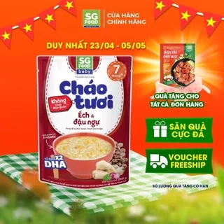 Cháo tươi baby ếch đậu ngự 240g SG Food
