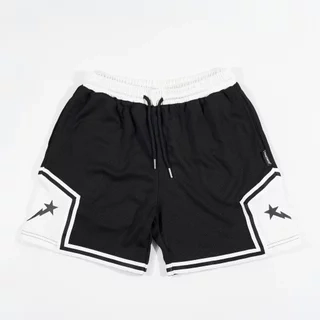 Short Thun Light Star SAIGONESE Thun Mè Quần Đùi Phối Viền Thể Thao Unisex Nam Nữ 2 Màu