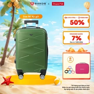 Vali Kéo Nhựa Du Lịch STARGO LUJOSO Z22 - Size S (20inch)/ Xách Tay (Cabin) - Khóa Số - Nhựa ABS