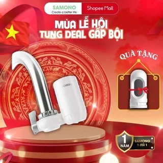 Bộ lọc nước tại vòi Samono WPW11, 5 lớp lọc, ABS cao cấp hạt nguyên tử gốm và than hoạt tính đảm bảo sức khỏe