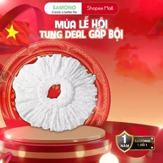 Bông lau thay thế Samono BCT817 dùng cho bộ cây lau nhà cao cấp xoay 360 độ BCT704
