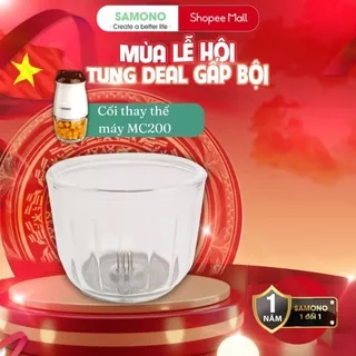 Cối thay thế, Lưỡi thay MC200 phụ kiện cho máy xay mini Samono SW-MC200 loại 0.3L,Lưỡi dao thay thế phụ kiện máy con gấu