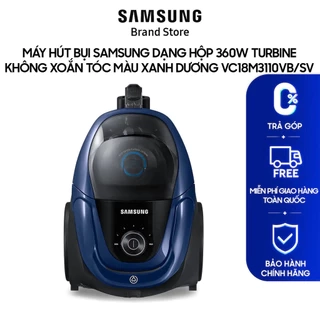 Máy Hút Bụi Samsung Dạng Hộp 360W Turbine Không Xoắn Tóc Màu Xanh Dương VC18M2120SB/SV