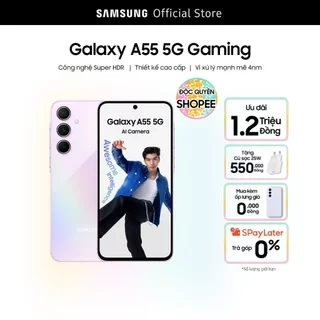 Điện thoại Galaxy A55 5G phiên bản giới hạn Gaming RƯƠNG AWESOME - Bộ quà trị giá 1.6 triệu đồng