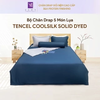 Bộ Chăn Ga Gối Lụa Tencel Coolsilk SAMY BEDDING Đa Dạng Màu Sắc