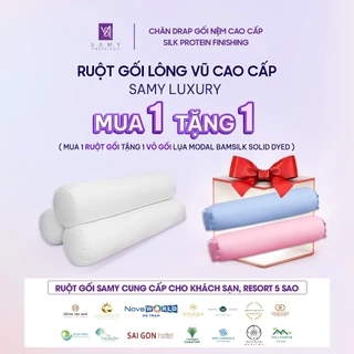 Ruột Gối Ôm Cao Cấp SAMY BEDDING Khách Sạn 5 Sao Luxury Microliquid Ammonia Lông Vũ