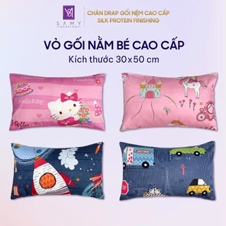 Vỏ gối nằm bé cao cấp Samy Bedding êm ái, thoáng mát