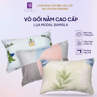 Vỏ Gối Nằm SAMY BEDDING Lụa Modal Bamsilk Cao Cấp Thoáng Mát