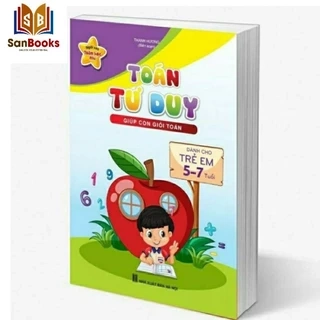Sách - Combo Toán Tư Duy Cho Bé 3-4 tuổi, 4-6 tuổi, 5-7 Tuổi