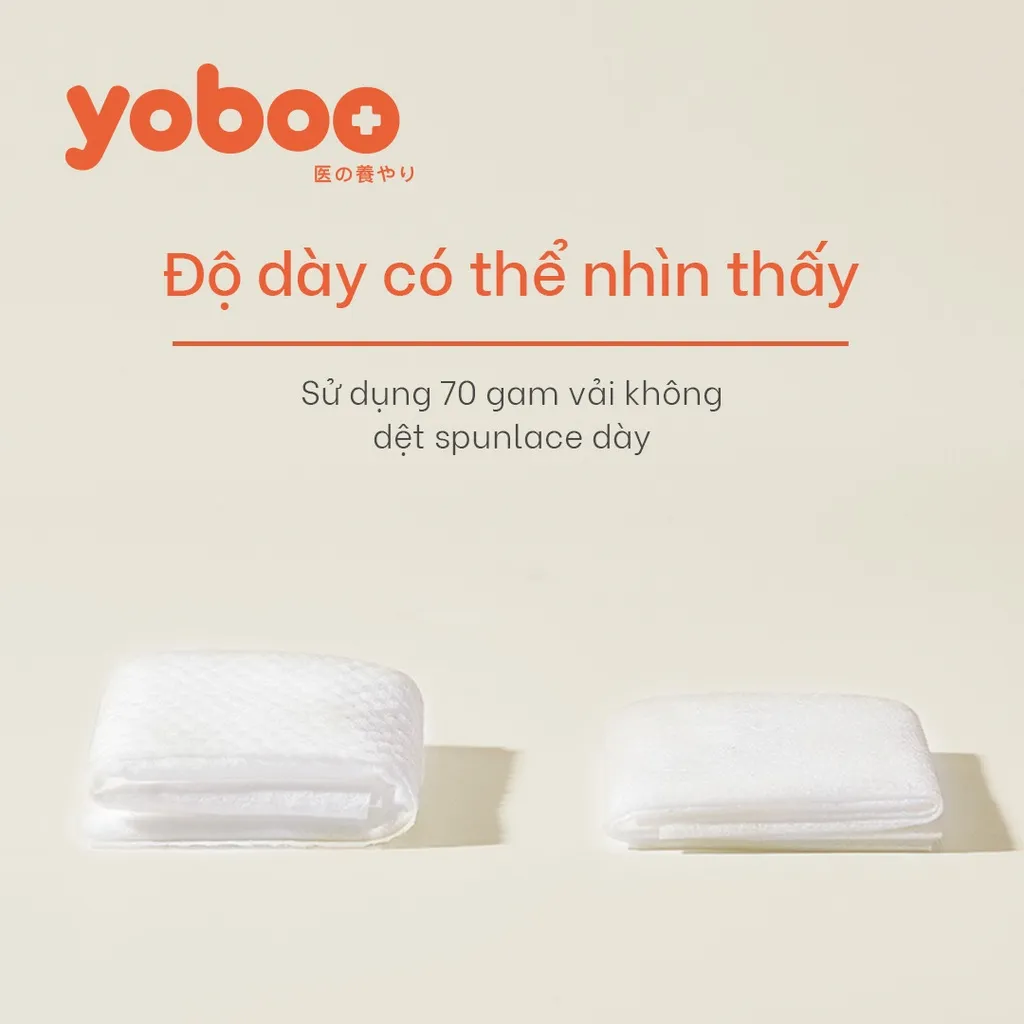 Ảnh 1 GÓI Khăn giấy ướt Yoboo YB-078 gói 10 tờ dịu nhẹ, không cồn và hương liệu, an toàn khi sử dụng cho bé-Hàng chính hãng 3