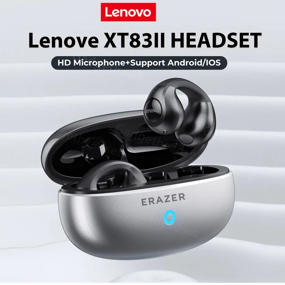 Ảnh 100% ori Lenovo XT83 II Tai Nghe Nhét Tai bluetooth 5.3 Kẹp Tai Thể Thao Earphone Không Dây TWS hifi Chống Thấm Nước IPX7 3