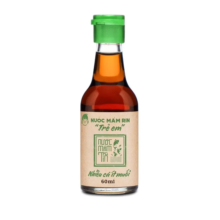 Ảnh 2 Chai Nước Mắm Tĩn Trẻ Em Cho Bé Ăn Dặm Độ Đạm 42N 60ml/chai 2