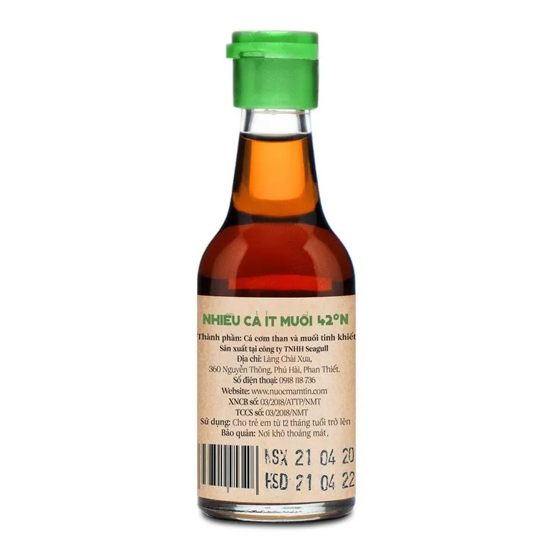 Ảnh 2 Chai Nước Mắm Tĩn Trẻ Em Cho Bé Ăn Dặm Độ Đạm 42N 60ml/chai 3