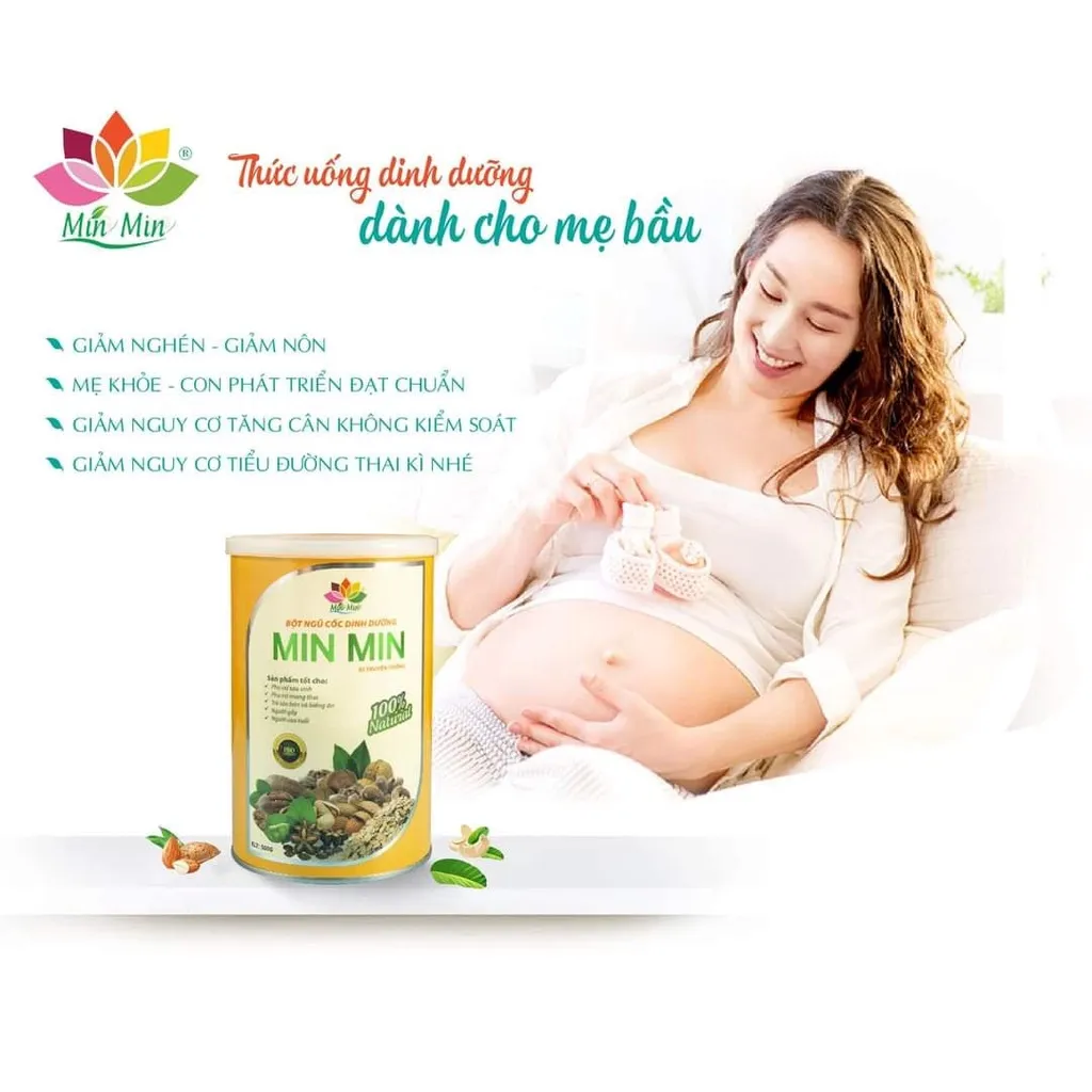 Ảnh 2 Hộp Ngũ Cốc  Min Min Bổ Sung Dinh Dưỡng Cho Gia Đình - ngũ cốc lợi sữa, ngũ cốc bầu 3