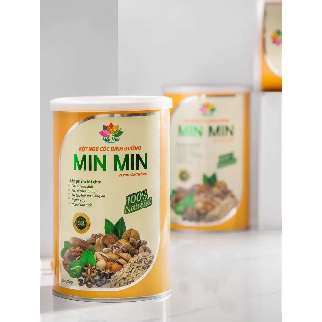 Ảnh 2 Hộp Ngũ Cốc  Min Min Bổ Sung Dinh Dưỡng Cho Gia Đình - ngũ cốc lợi sữa, ngũ cốc bầu 4