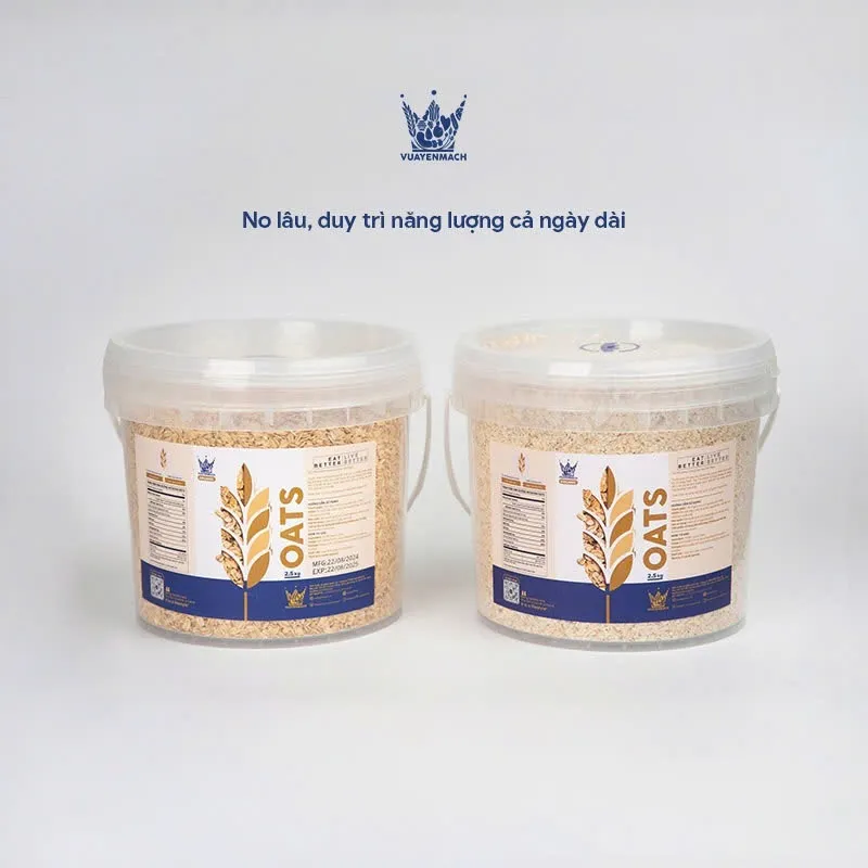 Ảnh 2 hộp Yến Mạch VUA YẾN MẠCH 2,5KG -  Ngũ cốc ăn sáng + Bữa phụ dinh dưỡng Healthy 4
