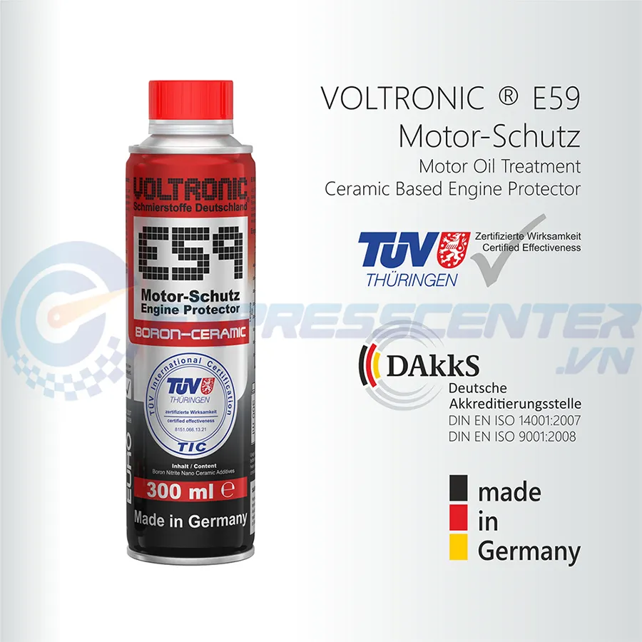 Ảnh 20ml Phụ gia nhớt Voltronic E59 Motor-Schutz Engine Protector Ceramic 3