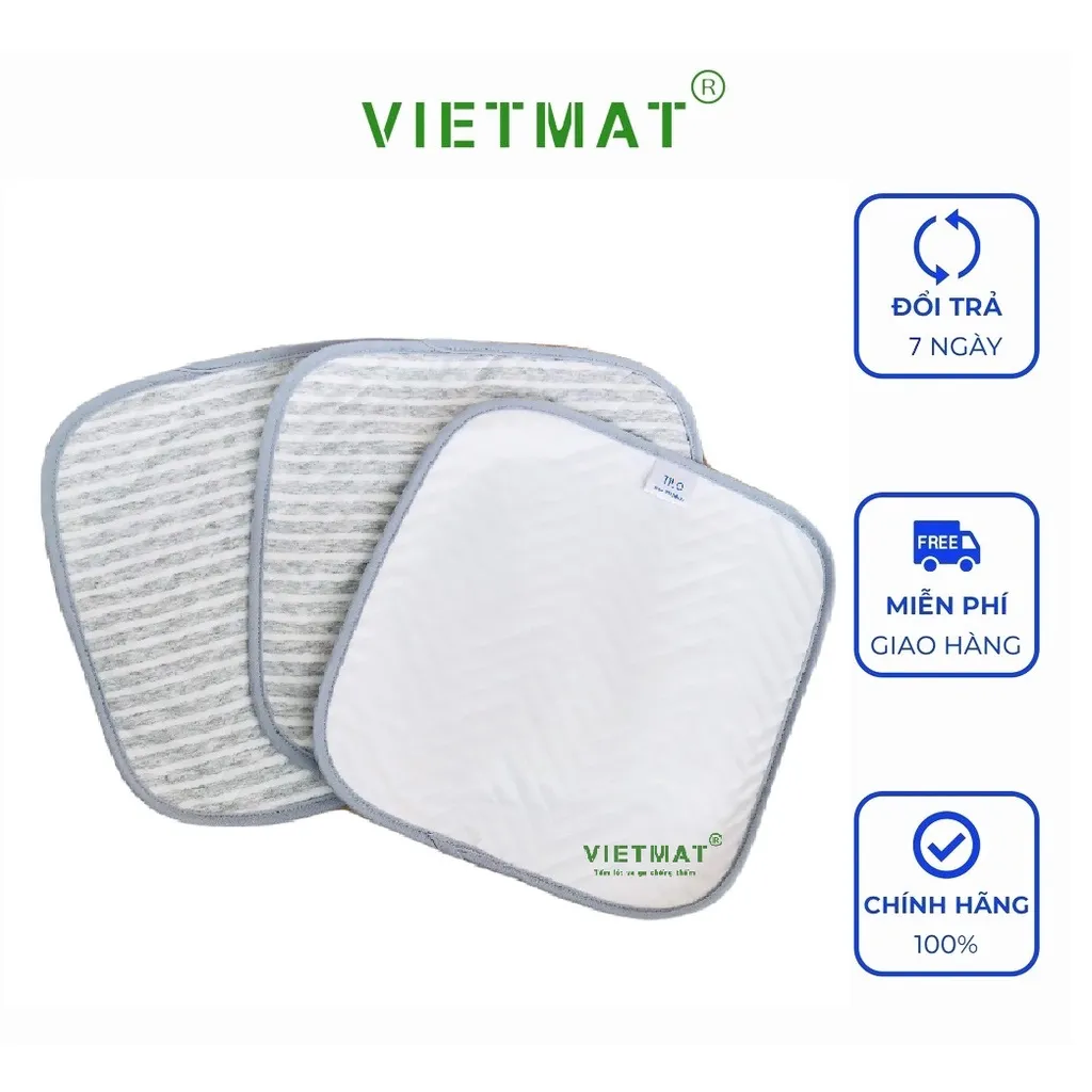 Ảnh 3 tấm 30x30cm lót chống thấm cho bé bỏ bỉm TILO lót mông thay bỉm, mềm, thoáng mát, không nóng, không sột soạt, giặt máy 2