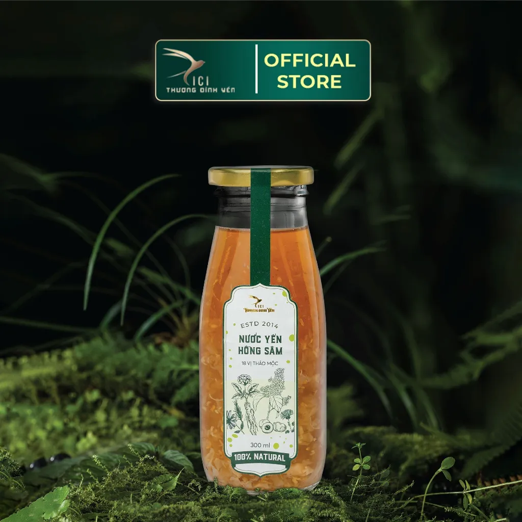 Ảnh 300ml Nước Yến Hồng Sâm Chưng Tươi CiCi Thượng Đỉnh Yến Giải Nhiệt Mát Lạnh Nấu Trong Ngày 2