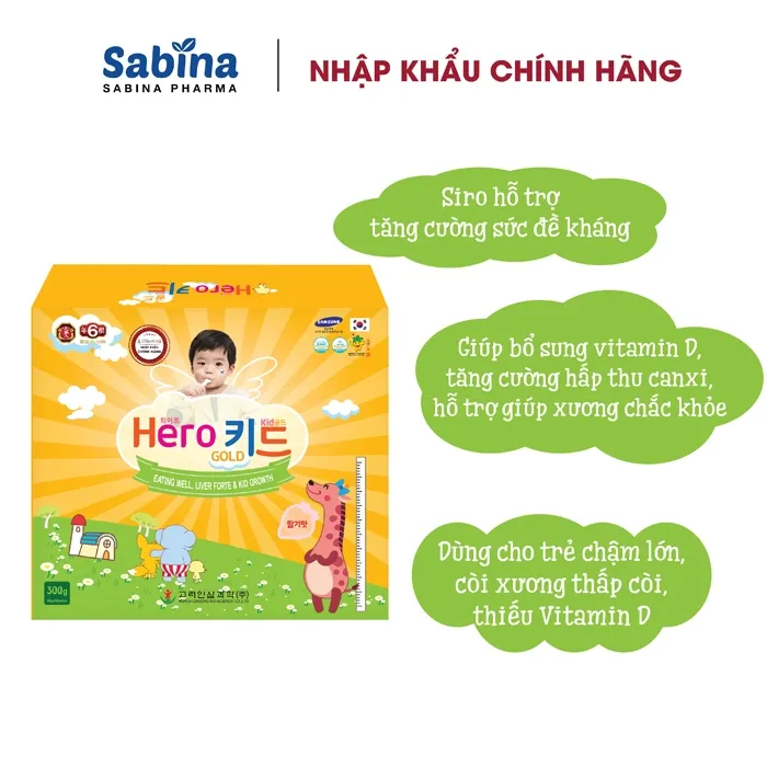 Ảnh 3H Herokid Gold –Thực phẩm bảo vệ sức khỏe bổ sung Canxi và Vitamin D3, kẽm cho trẻ từ 1 tuổi. 1Hộp_30 gói-10g 3