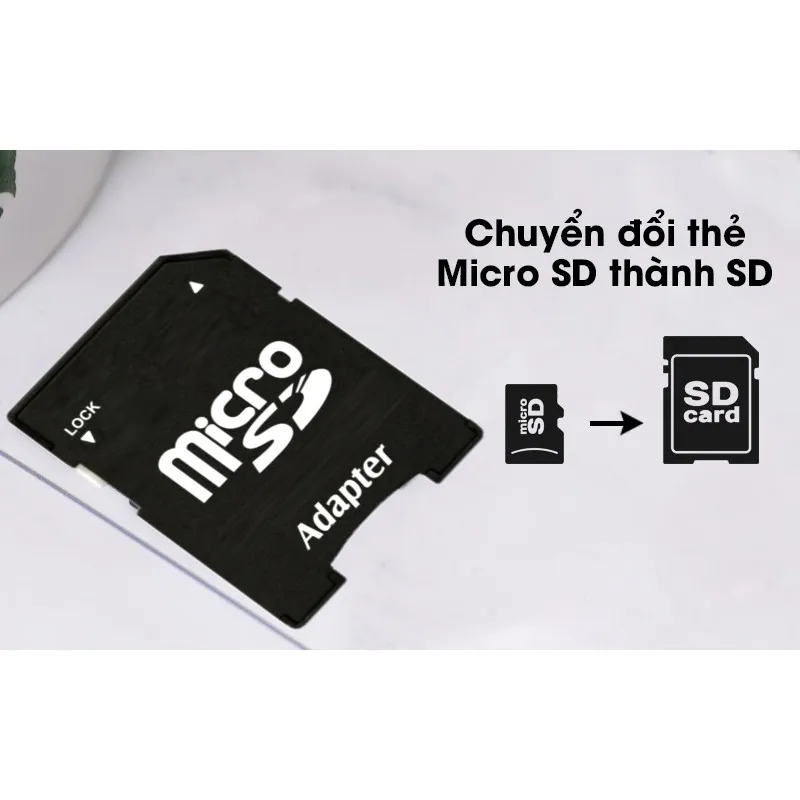 Ảnh Adapter JVJ, Áo thẻ JVJ chuyển đổi thẻ nhớ Micro SD (TF) sang SD - Dùng cho máy ảnh Laptop 2