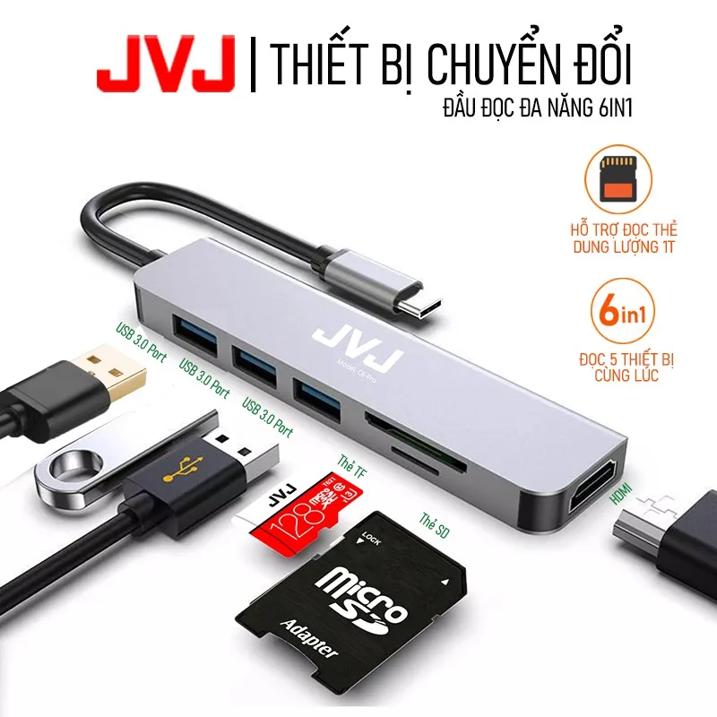 Ảnh Adapter JVJ, Áo thẻ JVJ chuyển đổi thẻ nhớ Micro SD (TF) sang SD - Dùng cho máy ảnh Laptop 4