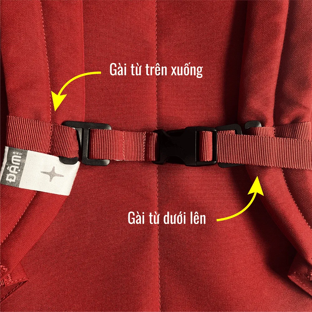 Ảnh ĐẬM BNS - PHỤ KIỆN Đai cố định quai đeo balo có thể tháo rời 3