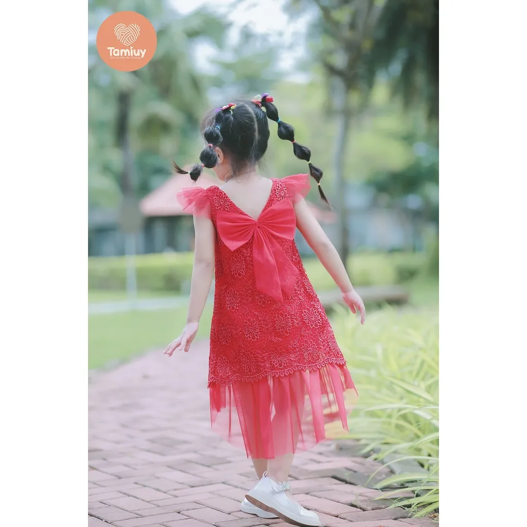 Ảnh Đầm Ren Đuôi Cá Tamiuy Thiết Kế Cao Cấp, Dành Cho Bé Gái (1-10T) 4