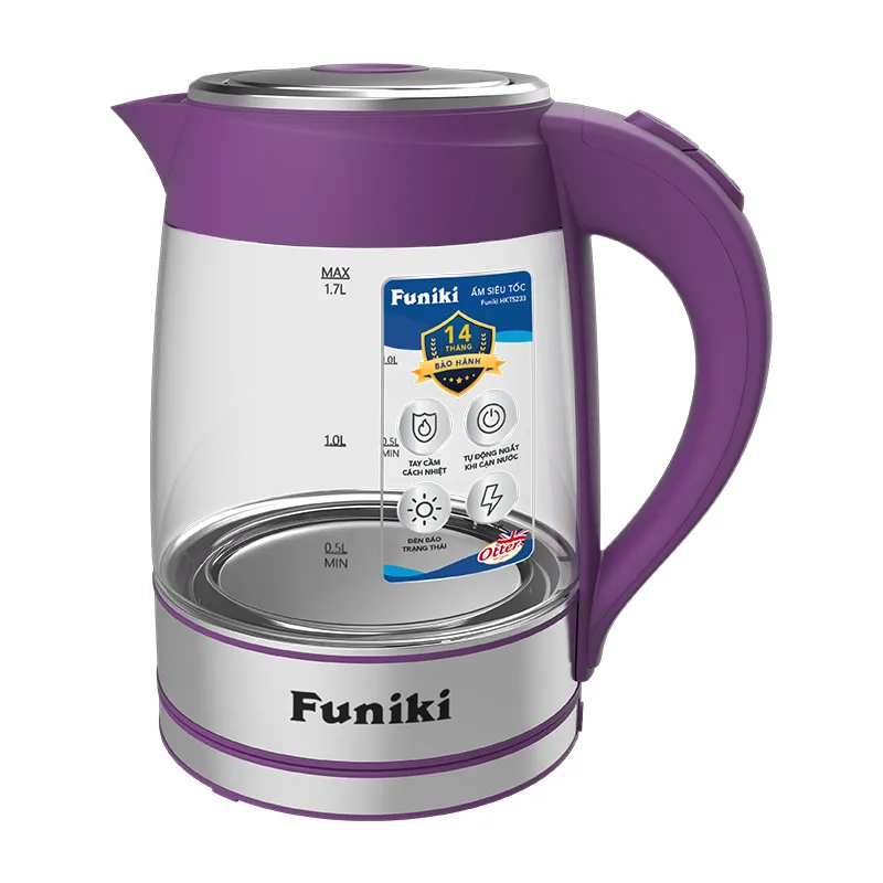 Ảnh Ấm siêu tốc 1,7 lít Funiki HKT5233/ HKT5239/ HKT5252/ HKT5256/ HKT5122 - Bảo hành chính hãng 14 tháng 1