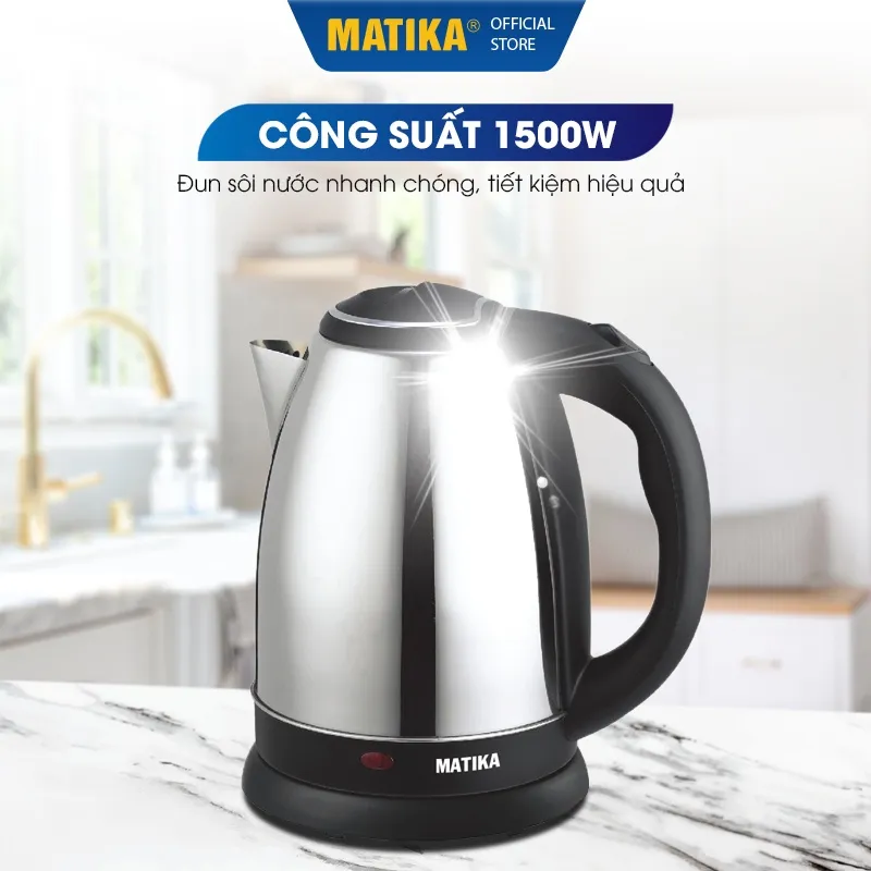 Ảnh Ấm Siêu Tốc MATIKA Inox 1.5L MTK-15 3