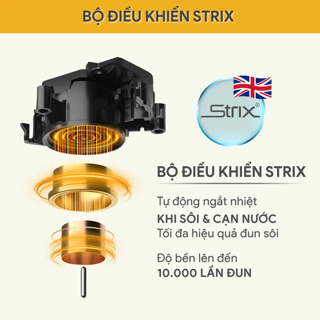 Ảnh Ấm Đun Nước 2 Lớp BlueStone KTB-3456 - 1,7L - 1800W 4