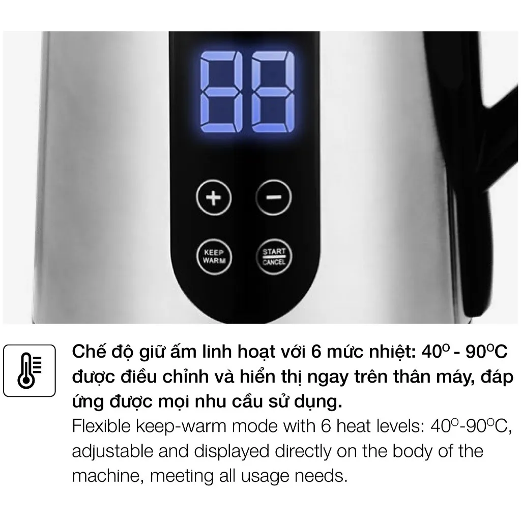 Ảnh Ấm Đun Nước Siêu Tốc Hafele HS-K1707DX - 535.44.170 - 1.7L 4