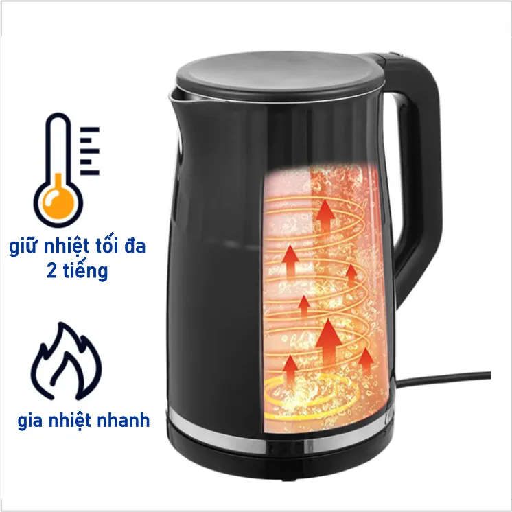 Ảnh Ấm đun siêu tốc Daewoo điều khiển cảm ứng 13 mức nhiệt chính xác 1.7L DWK-17DGT BH 2 năm 4