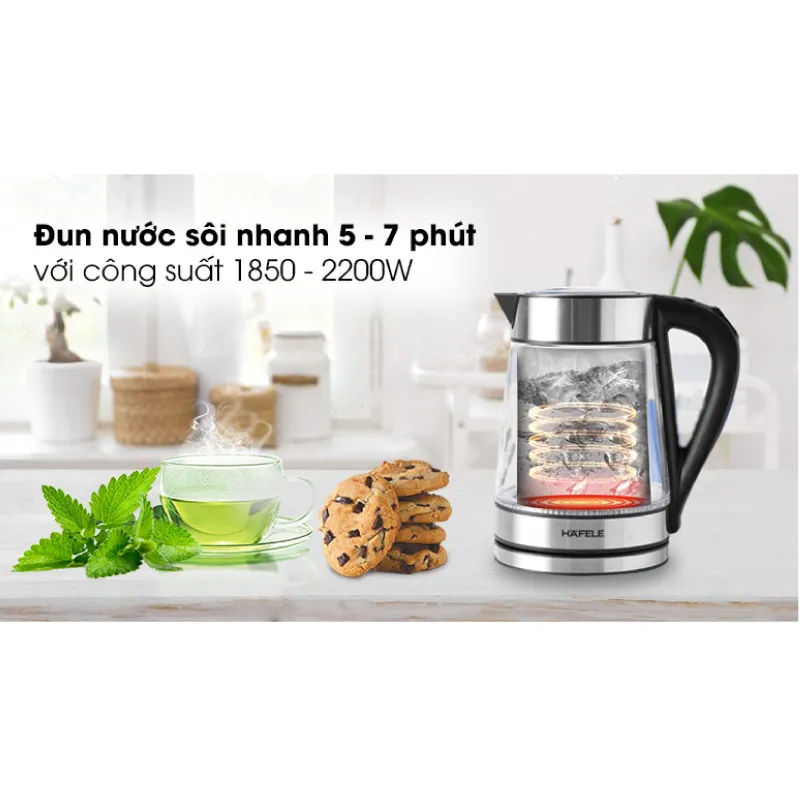 Ảnh Ấm Đun Siêu Tốc HAFELE T-602C - 535.43.732 - 1,7L 4