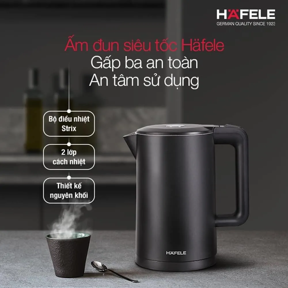Ảnh Ấm đun siêu tốc KETTLE Hafele HS-K1705DB 535.43.548 3
