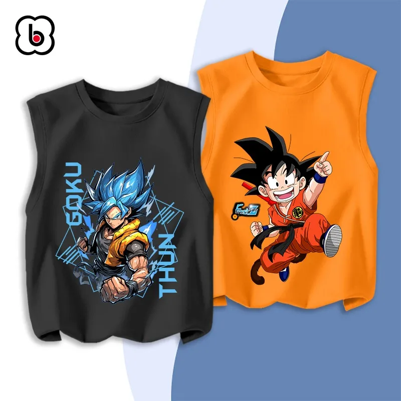 Ảnh Áo ba lỗ bé trai BabyloveGO áo 3 lỗ Dragon Ball chất thun cotton cho bé thoáng mát 1
