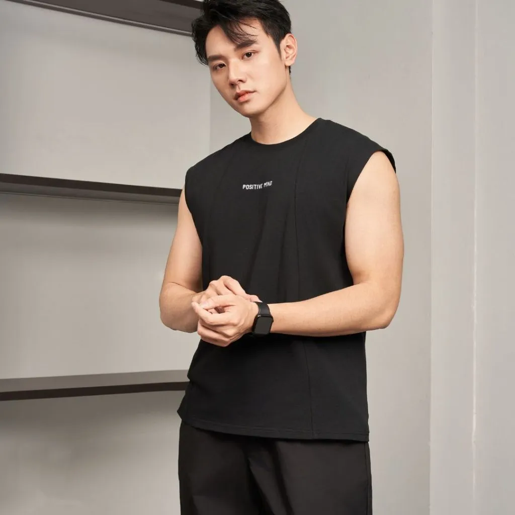 Ảnh Áo ba lỗ nam 360 Boutique áo thun tank top nam vải Cotton thoáng mát, thấm hút mồ hôi tốt - ABLTK602 2