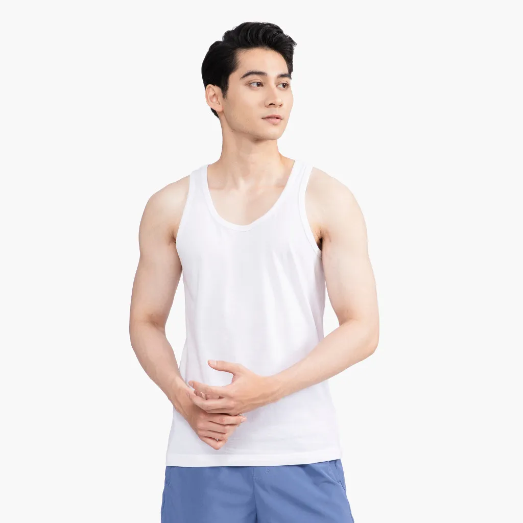Ảnh Áo ba lỗ nam ARISTINO tank top chất liệu 100% cotton mềm mại - AC21 2