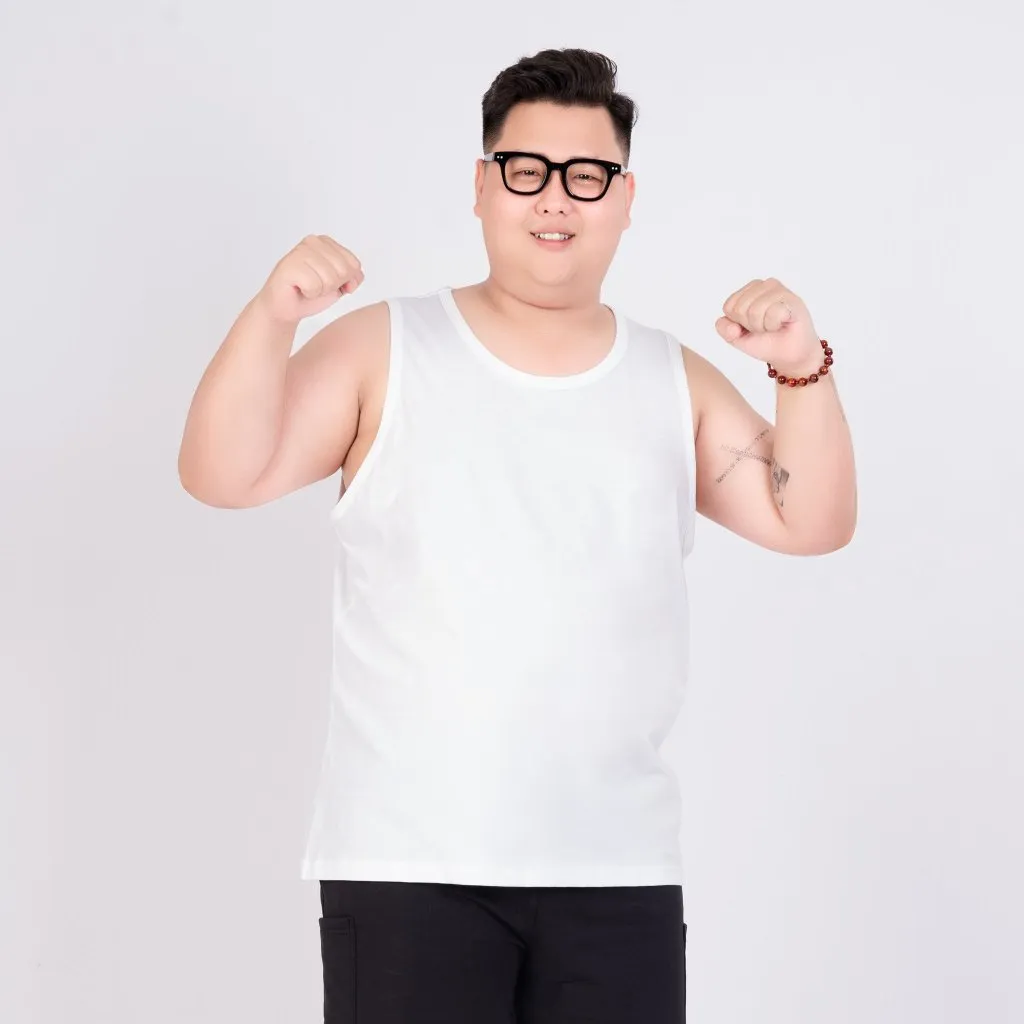 Ảnh Áo Ba Lỗ Nam Big Size Akyoo 80 - 140kg Thể Thao Khỏe Khắn,Rộng Rãi Thoáng Mát,Vận Động Thoải Mái, Thấm Hút Mồ Hôi-BL 4