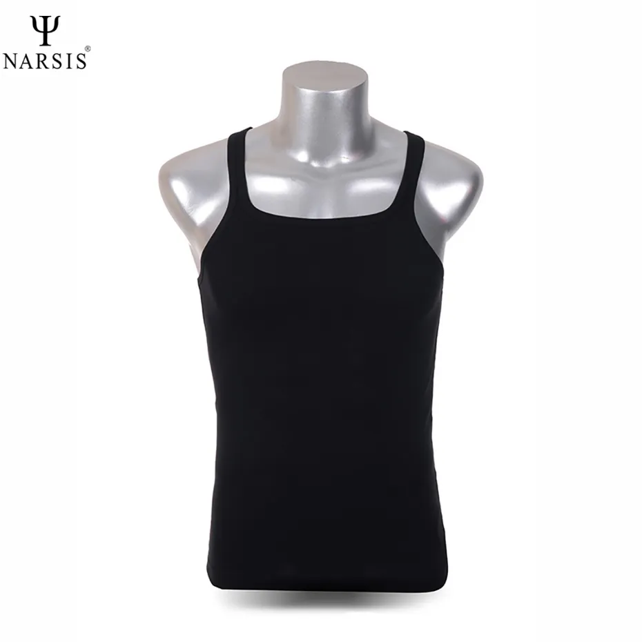 Ảnh Áo Ba Lỗ Nam Narsis, Tanktop Thể Thao, Form Ôm Dáng Chuẩn, Tập Gym, Chất Cotton, Co Giãn Tốt 2